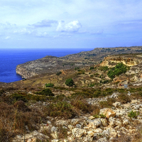 Buy canvas prints of  Dingli Cliffs Malta by Diana Mower