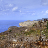 Buy canvas prints of  Dingli Cliffs Malta by Diana Mower