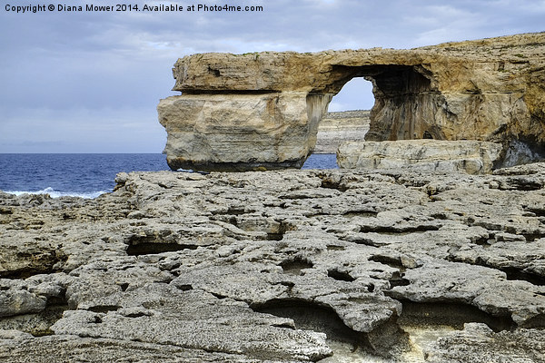The Azure Window  Picture Board by Diana Mower