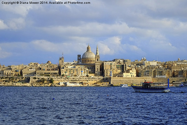 Valletta Malta  Picture Board by Diana Mower