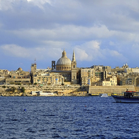 Buy canvas prints of Valletta Malta  by Diana Mower