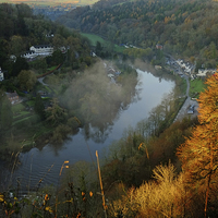 Buy canvas prints of Symonds Yat East and West  by Diana Mower