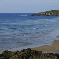 Buy canvas prints of Fistral Beach Newquay  by Diana Mower