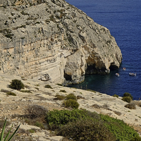 Buy canvas prints of  Blue Grotto Malta by Diana Mower