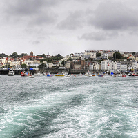 Buy canvas prints of  St Peter Port by Diana Mower
