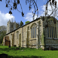 Buy canvas prints of  St Marys Little  Sampford by Diana Mower