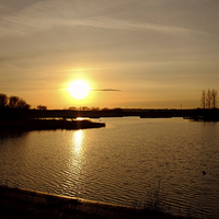 Buy canvas prints of Abberton Reservoir  by Diana Mower