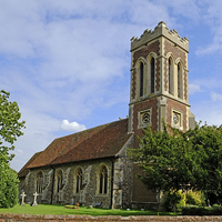 Buy canvas prints of  All Saints Church Messing by Diana Mower