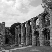 Buy canvas prints of  St Botolphs Priory by Diana Mower