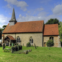 Buy canvas prints of  Cressing All Saints by Diana Mower