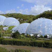 Buy canvas prints of  The Eden Project by Diana Mower