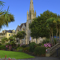 Buy canvas prints of  Emmanuel Church Ilfracombe by Diana Mower