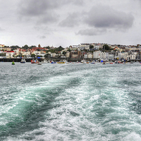 Buy canvas prints of  St Peter Port Guernsey  by Diana Mower