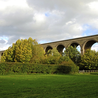 Buy canvas prints of  Chappel Viaduct by Diana Mower