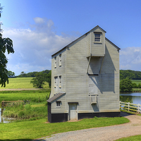 Buy canvas prints of  Thorrington Tide Mill by Diana Mower