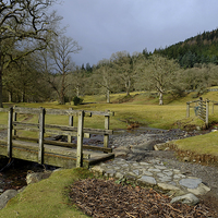 Buy canvas prints of  Betws-y-Coed Wales by Diana Mower