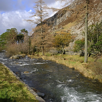 Buy canvas prints of  Ogwen Valley Wales  by Diana Mower