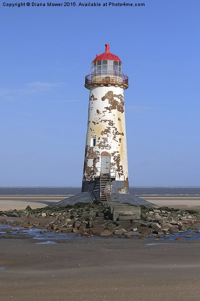  Talacre Lighthouse Picture Board by Diana Mower