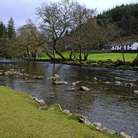 Buy canvas prints of  Betws-y-Coed Wales by Diana Mower