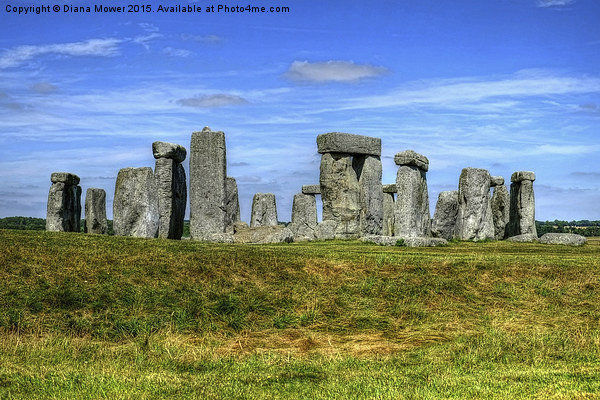  Stonehenge Picture Board by Diana Mower