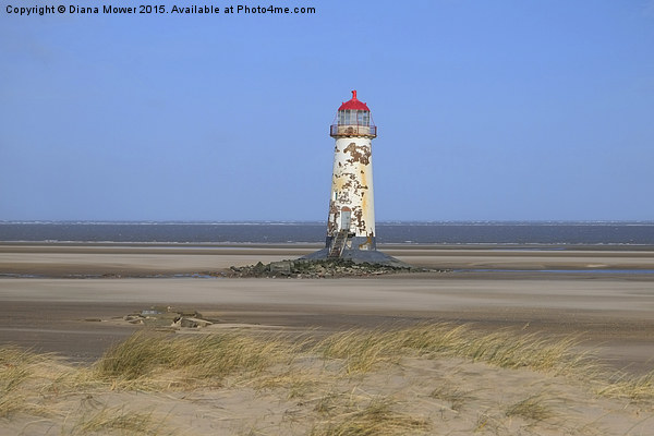  Talacre Lighthouse Picture Board by Diana Mower