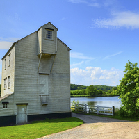 Buy canvas prints of  Thorrington Tide Mill by Diana Mower