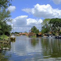 Buy canvas prints of  Beccles Suffolk   by Diana Mower