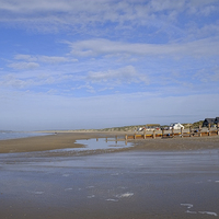 Buy canvas prints of  Camber Sands by Diana Mower