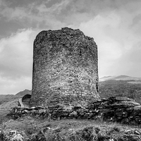 Buy canvas prints of  Dolbadarn Castle by Diana Mower