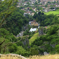 Buy canvas prints of  Cheddar Gorge  by Diana Mower
