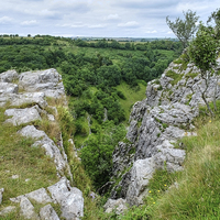 Buy canvas prints of  Cheddar Gorge  by Diana Mower