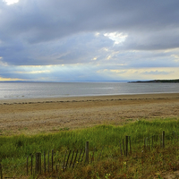 Buy canvas prints of Early evening Sand Bay   by Diana Mower