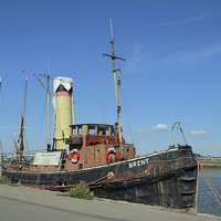 Buy canvas prints of  Steam Tug Brent by Diana Mower