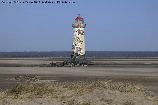 Talacre Lighthouse  Picture Board by Diana Mower