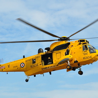 Buy canvas prints of  R A F Sea King  by Diana Mower