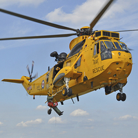 Buy canvas prints of R A F Sea King Search and Rescue by Diana Mower