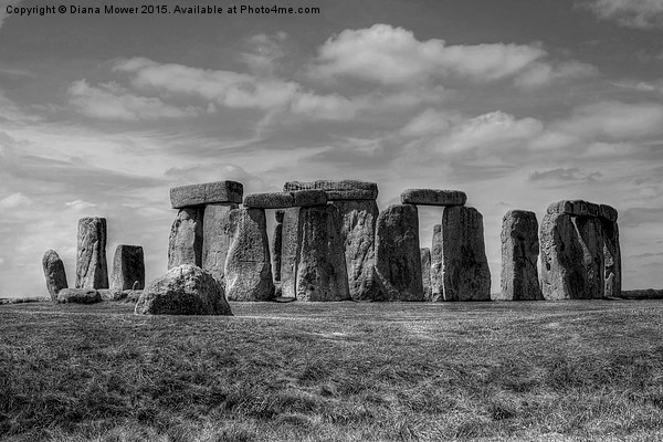  Stonehenge Picture Board by Diana Mower