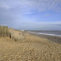 Buy canvas prints of  Walberswick beach by Diana Mower