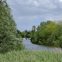 Buy canvas prints of St Michaels  Beccles Suffolk   by Diana Mower