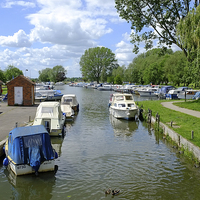 Buy canvas prints of  The Waveney, Beccles.  by Diana Mower