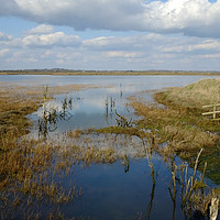 Buy canvas prints of High Tide, Tollesbury Marshes, Essex. by Diana Mower