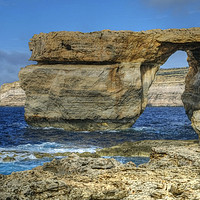 Buy canvas prints of The Azure window by Diana Mower