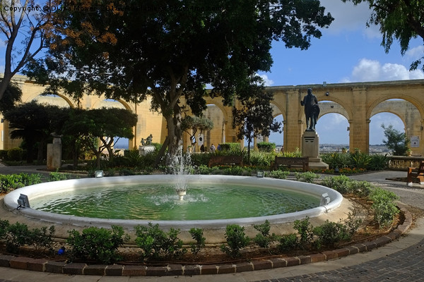 Upper Barrakka Gardens, Valletta. Picture Board by Diana Mower
