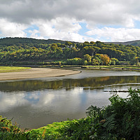 Buy canvas prints of  The Dyfi estuary Wales by Diana Mower