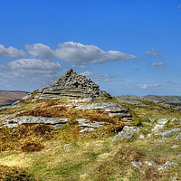 Buy canvas prints of Chinkwell Tor by Diana Mower