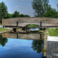Buy canvas prints of Ricketts Lock  by Diana Mower