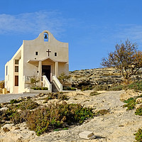 Buy canvas prints of St Anne's Chapel,  Gozo by Diana Mower