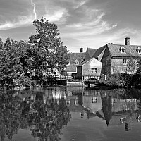 Buy canvas prints of Flatford Mill by Diana Mower