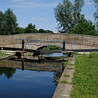 Buy canvas prints of Ricketts Lock  by Diana Mower