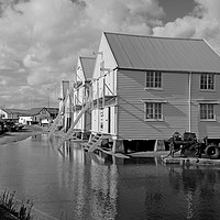 Buy canvas prints of High Tide Tollesbury by Diana Mower